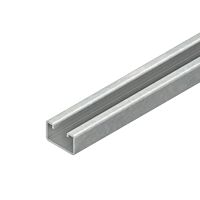 NIEDAX Kotevní lišta, C-profil s drážkou 22 mm, 50x30x2000 mm, t=3,0mm, bez děrování, bez povrchové úpravy 2994/2 BO