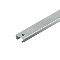 NIEDAX Lišta, C-profil s drážkou 16 mm, 34x15x2000 mm, t=1,5 mm, bez děrování, bez povrchové úpravy 2975/2 BO