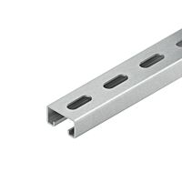 NIEDAX Kotevní lišta, C-profil s drážkou 18 mm, 40x22x2000 mm, t=2,0 mm, děrovaná, žárově zinkovaná DIN EN ISO 1461 2986/2 FL