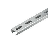 NIEDAX Lišta, C-profil s drážkou 16 mm, 34x15x2000 mm, t=1,5 mm, děrovaná, žárově zinkovaná DIN EN ISO 1461 2975/2 FL