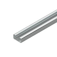 NIEDAX Lišta, C-profil s drážkou 16 mm, 30x15x6000 mm, t=1,5 mm, bez děrování, 1.4301/AISI 304 2970/6 E3
