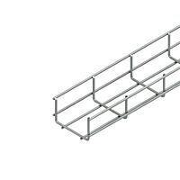 NIEDAX Drátěný žlab, ve tvaru U, 60x150 mm, d=4,5 mm, nerez, 1.4301/AISI 304 GRS 60.150 E3