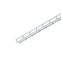 NIEDAX Mini-drátěný žlab, U-forma, 30x65x3000 mm, drát-O 4,0 mm, nerez, 1.4301/AISI 304 GRS 30.065 E3