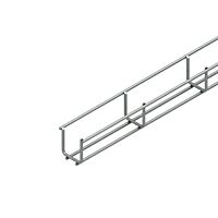 NIEDAX Drátěný žlab, ve tvaru U, 40x40 mm, d=3,5 mm, ocel, žárově zinkovaná DIN EN ISO 1461 GR 40.040 F