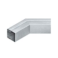 NIEDAX Vnější roh 45° s víkem, 40x40 mm LUAB 40.040