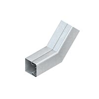NIEDAX Vertikální roh 45° s víkem, 60x100 mm LUWB 60.100