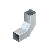 NIEDAX Vertikální roh 2x45° s víkem, 60x100 mm LUWD 60.100 E3