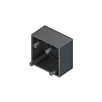 NIEDAX Koncové víko, 16x16 mm LED 16.016