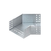 NIEDAX Koleno 45°, 110x102 mm, s bočnicemi bez děrování RBA 110.100