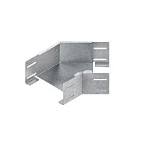 NIEDAX Koleno 45° pro kabelové žlaby, 100x200 mm, t=2,0 mm, s neděrovanými bočnicemi RBAS 100.200 S