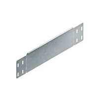 NIEDAX Žlabový zakončovací plech s jištěním víka,100x500 mm,včetně příslušenství RADS 100.500 S