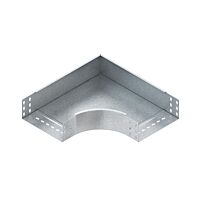 NIEDAX Koleno 90°, 85x102 mm, s bočnicemi bez děrování RES 85.100