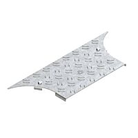 NIEDAX Víko mont. T-kusu, šíře 405 mm, t=2,0mm, s otočnými uzávěry RTADVRS 400-2.0 S