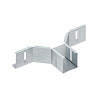 NIEDAX Montážní T-kus, 50x52 mm, s bočnicemi bez děrování RTAK 50.050 F