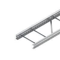 NIEDAX Kabelový žebřík pro velká rozpětí, 105x500x6000 mm, t=1,5 mm, děrovaný WSL 105.500