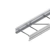 NIEDAX Kabelový žebřík pro velká rozpětí, 150x300x6000 mm, t=1,5 mm, děrovaný WSL 150.300