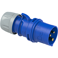 PCE Vidlice 16A/230V 3-pólová IP44