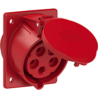 Zásuvka 32A/400V 5-pól. IP44 ves.bezšrou