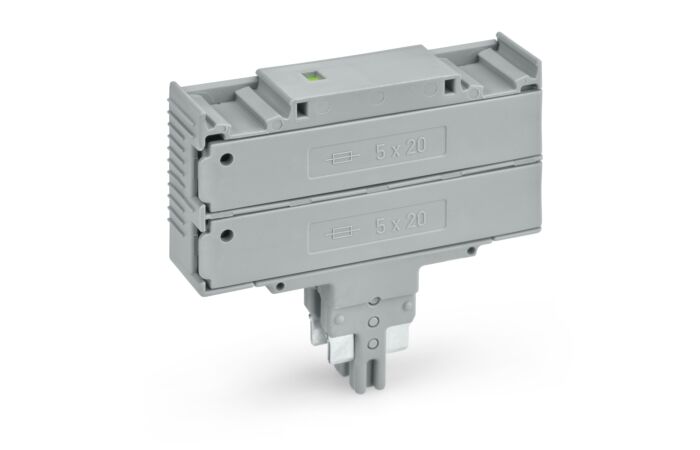 WAGO Modul 2003-911 dvojitý pojistkový, světelná indikace, šedá