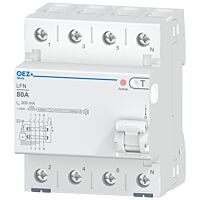 OEZ Proudový chránič,LFN-80-4-300BP-S