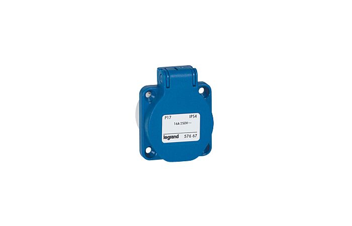 Zásuvka 57667 16A/220V 2P IP54 vestavná