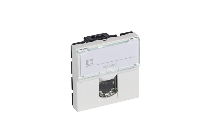 LEGRAND Zásuvka MOSAIC76554 RJ45 UTP 2M bílá