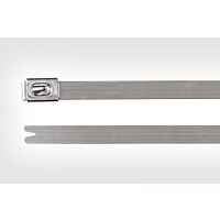 HELLERMANNTYTON Pásek vázací 681x7,9 kov stříbrná )100ks)
