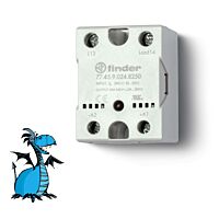 FINDER Relé 774590248250, 1Z/40A, 24V DC