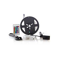 SOLIGHT SET Pásek LED RGB 7,2W/m 3m + napájecí adaptér + dálkový ovladač 12V
