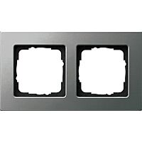 Rámeček GIRA 0212205 E22 dvoj.nerez.ocel