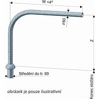 KOOPERATIVA Výložník UZB 2-1000/90 žárový zinek