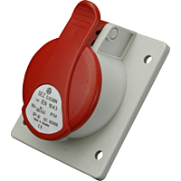 SEZ Zásuvka 16A/5P 400V IP54 vestavná (IEN 1653)