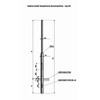 AMAKO Stožár KK 6 sadový bezpaticový, žárový zinek