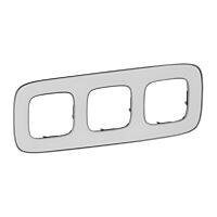 LEGRAND Rámeček 754423 3P bílé zrcadlo