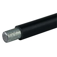 Drát uzemňovací, průměr 10 mm, s izolací, materiál: FeZn+PVC
