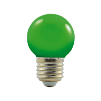 NBB Žárovka LED 1W-8 E27 230V 330° zelená