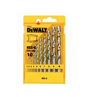 DeWALT Sada DT5921 HSS-G vrtáků do kovu (v sadě 10ks)