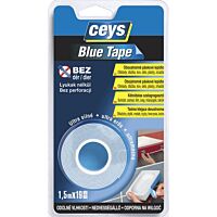 CEYS Páska Blue Tape do vlhka oboustranná modrá 19mmx1,5m