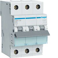 HAGER Jistič 16B/3 MBN316 6kA