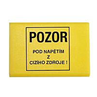 ELEKTRO BEČOV Krytka RSA 4A žlutá TEXT