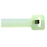 PROTEC Pásek vázací 360x7,5mm ocelová spona přírodní 50ks