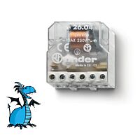 FINDER Krokový spínač 26.04.8.024.0000, 2Z/10A, 24V AC, 4 kroky
