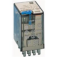 FINDER Relé 553491255040, DIN, 4P/7A, 125V DC