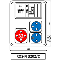 Skříň SEZ ROS FI-3202 zásuvková