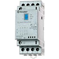 FINDER Stykač 22.34.0.012.4340, 4Z/25A, 12V AC/DC, AgSnO2