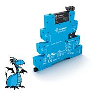 FINDER Relé MasterPLUS 393070129024, 1Z/2A/24V DC, 12V DC