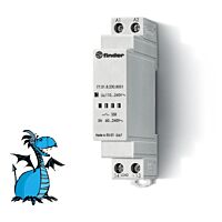 FINDER Relé SSR 77.01.8.230.8051, 1Z/5A, 230V AC