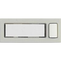 TESLA STROPKOV Tlačítko 4FK 461 02.10 zvonkové šedé