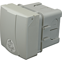 SEZ Zásuvka 16A/4P 400V IP44 pod omítku
