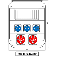 Skříň SEZ ROS-11/x-32/24V